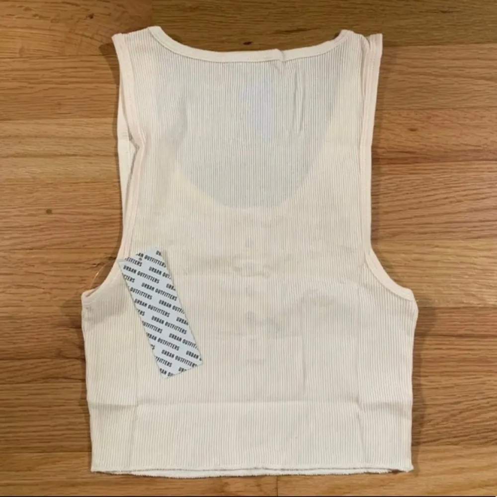 Urban Outfitters Oh Snap Button Cropped Tank - Image 4