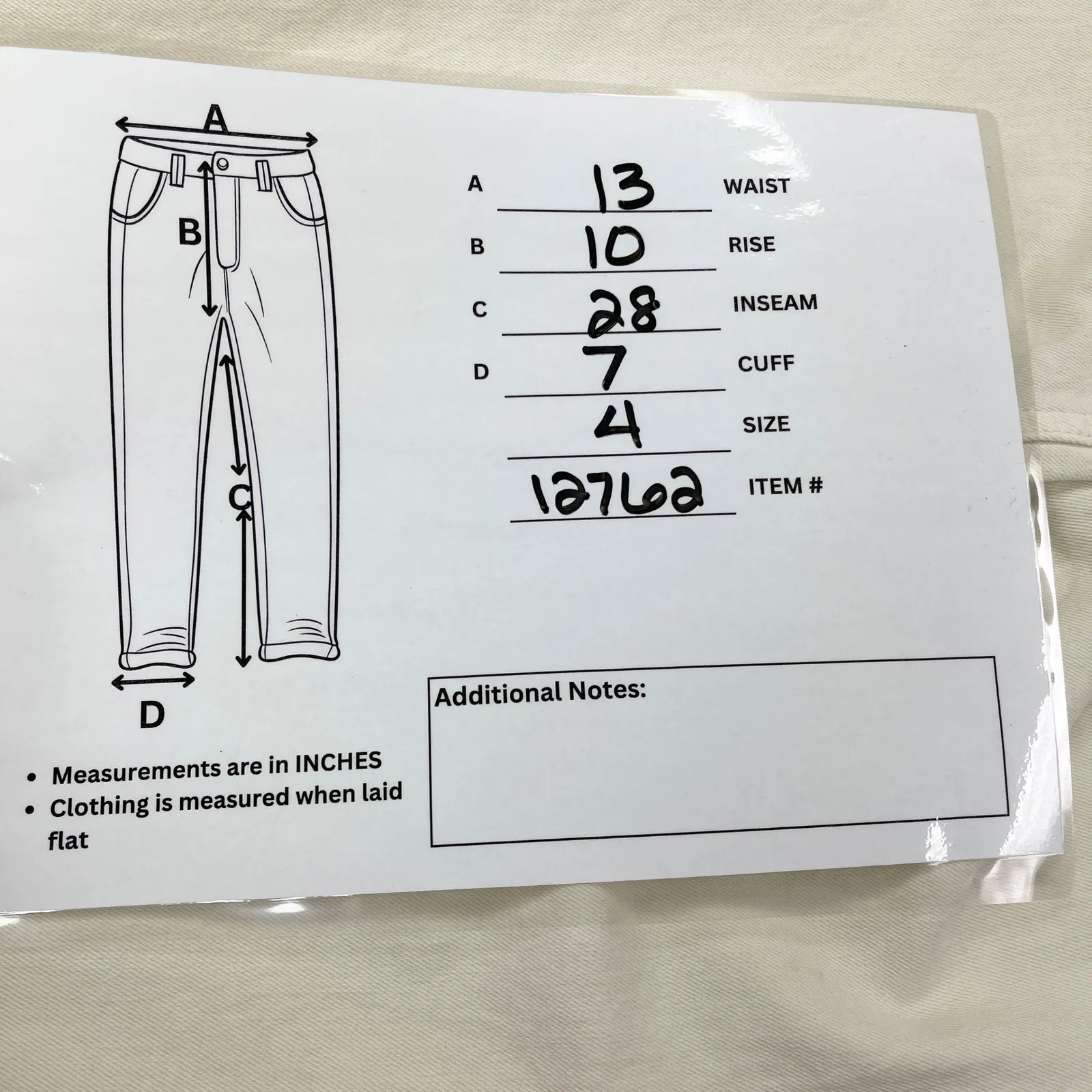 H&M‎ Womens Jeans 4 High Rise Straight Leg Cream Minimalist Core Street Normcore - Image 8