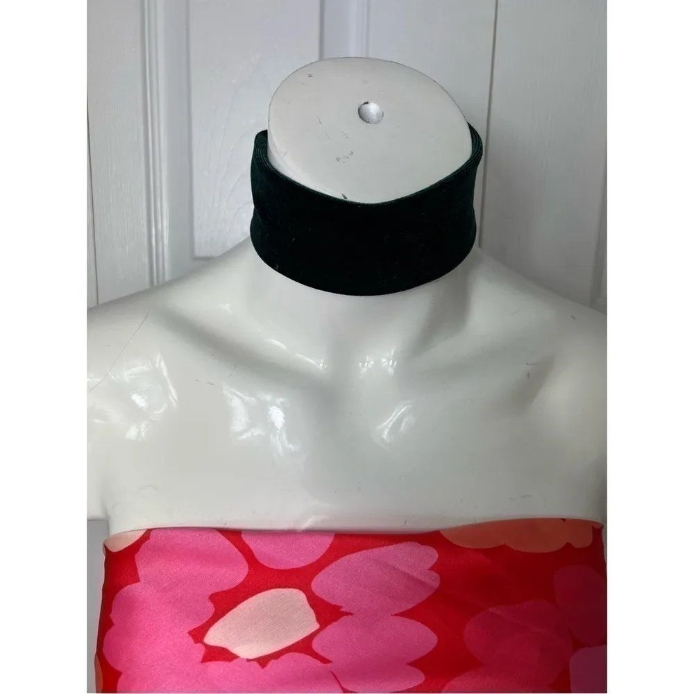 Velvet Choker Set Emerald Green Navy Blue Wide Band Necklaces OS - Image 10