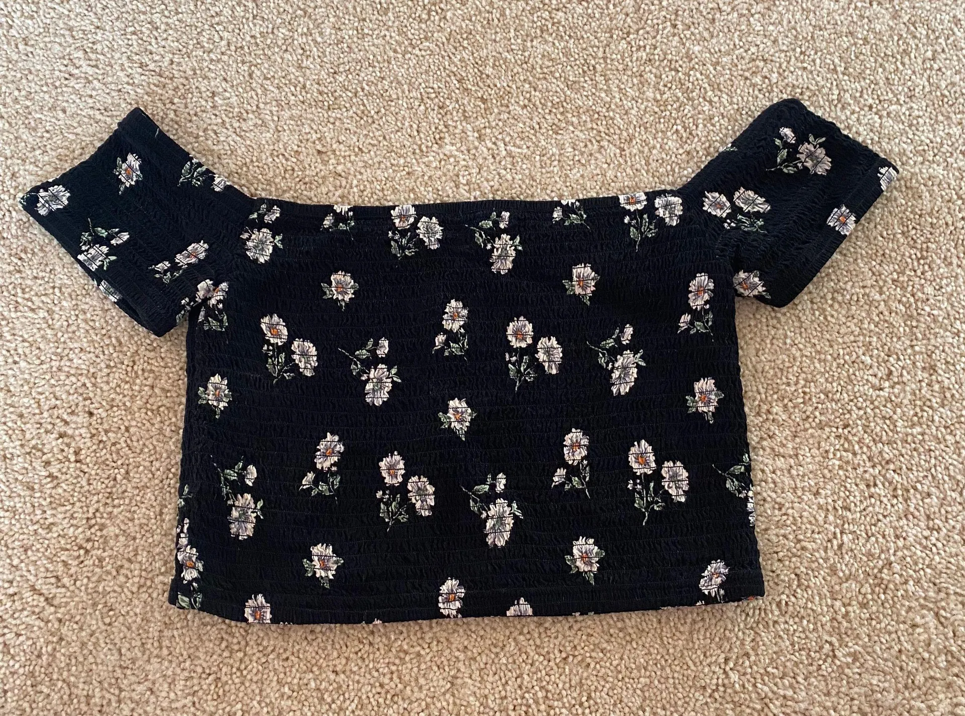 Off The Shoulder Crop Top - Image 2