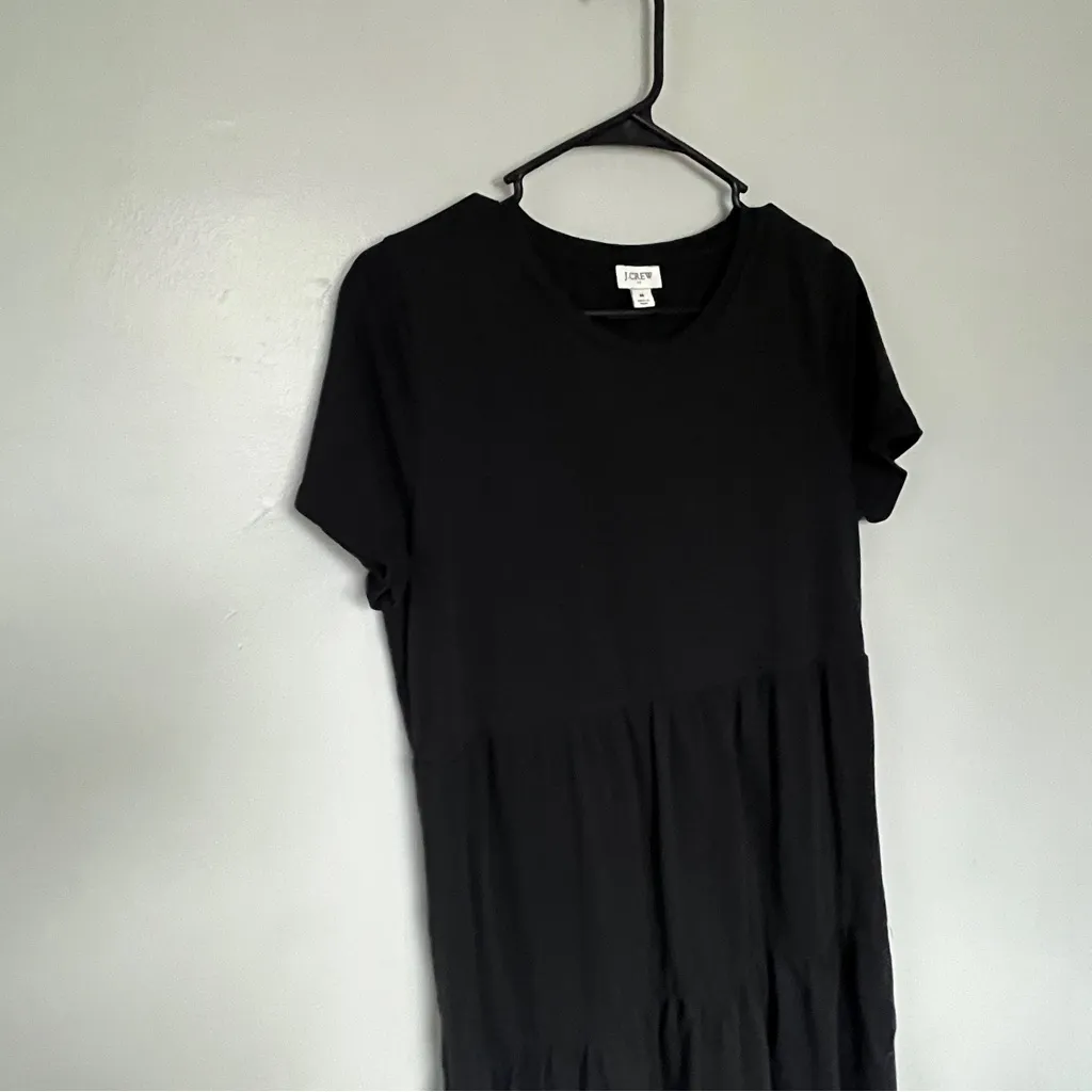 Classic Black Tiered Dress - Image 3