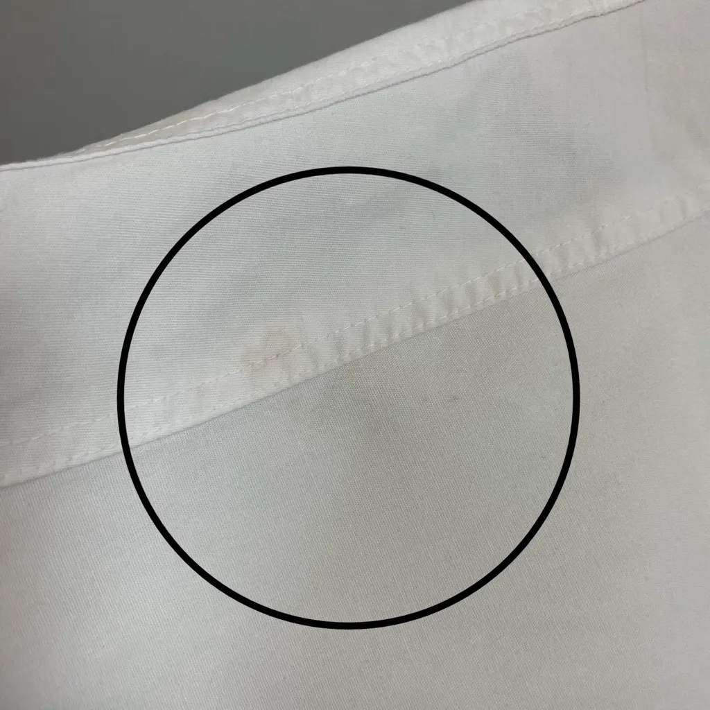 Vintage 80s 90s Jacket Sporty White‎ Size XL Women Zipper Snaps Stand Up Collar White - Image 12