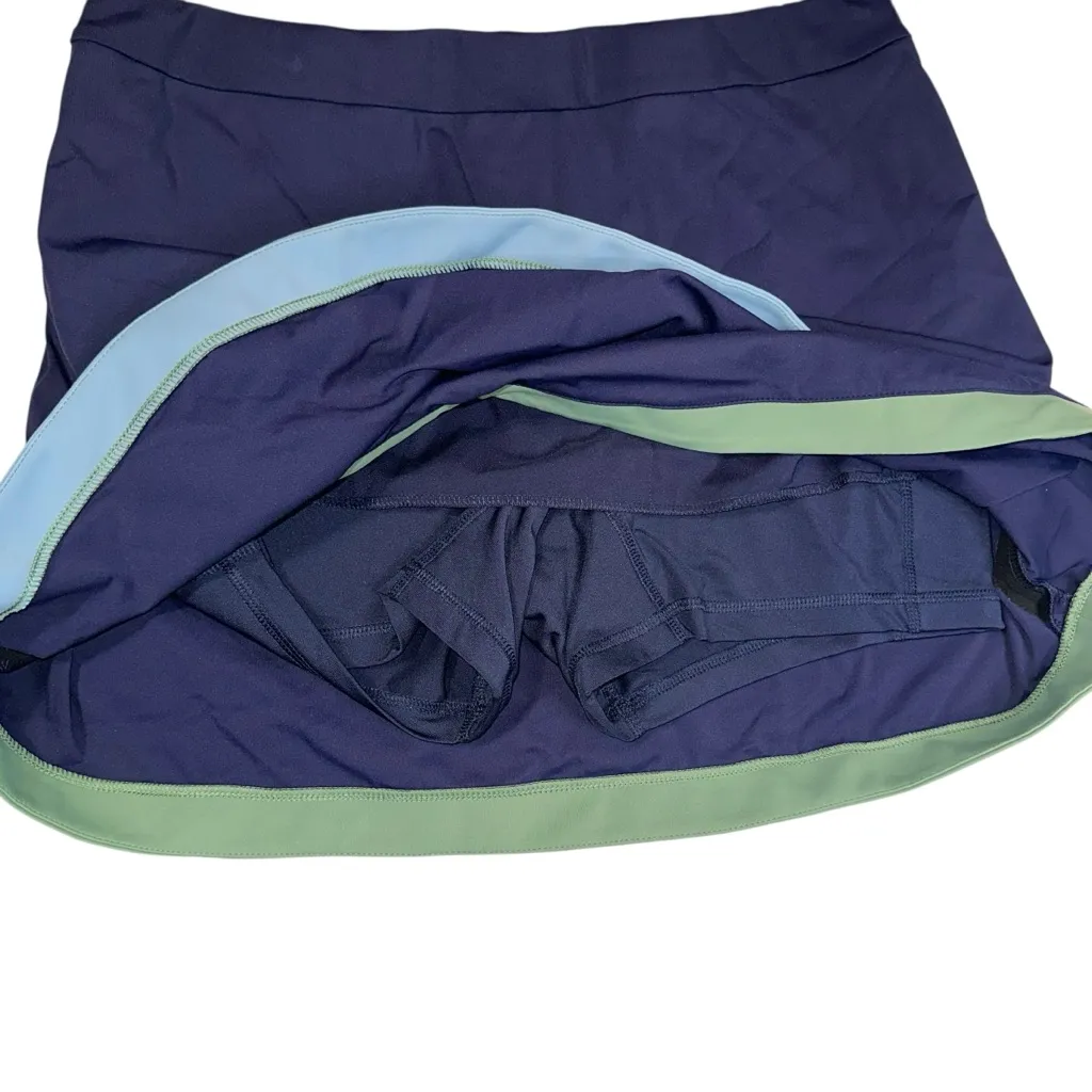 Ralph Lauren RLX Faux Wrap Interlock Navy Skort MEDIUM - Image 9