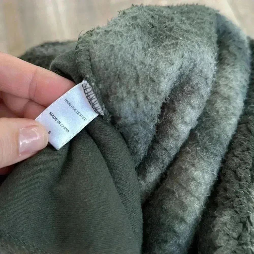 Koolaburra by UGG Sherpa Pullover Sage Green Camo Sz S - Image 8