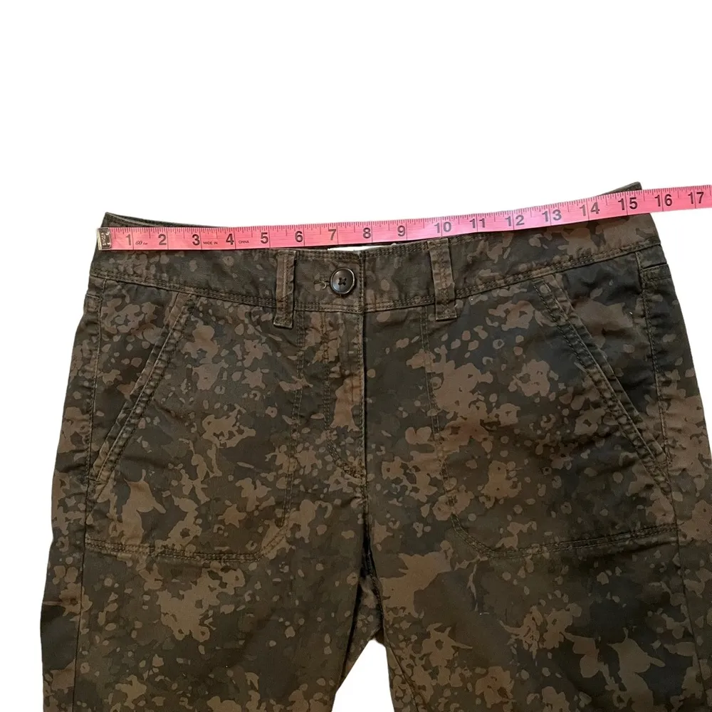 Ann Taylor Loft Marisa Camo Twill Skinny Pants, Sz 6 - Image 12