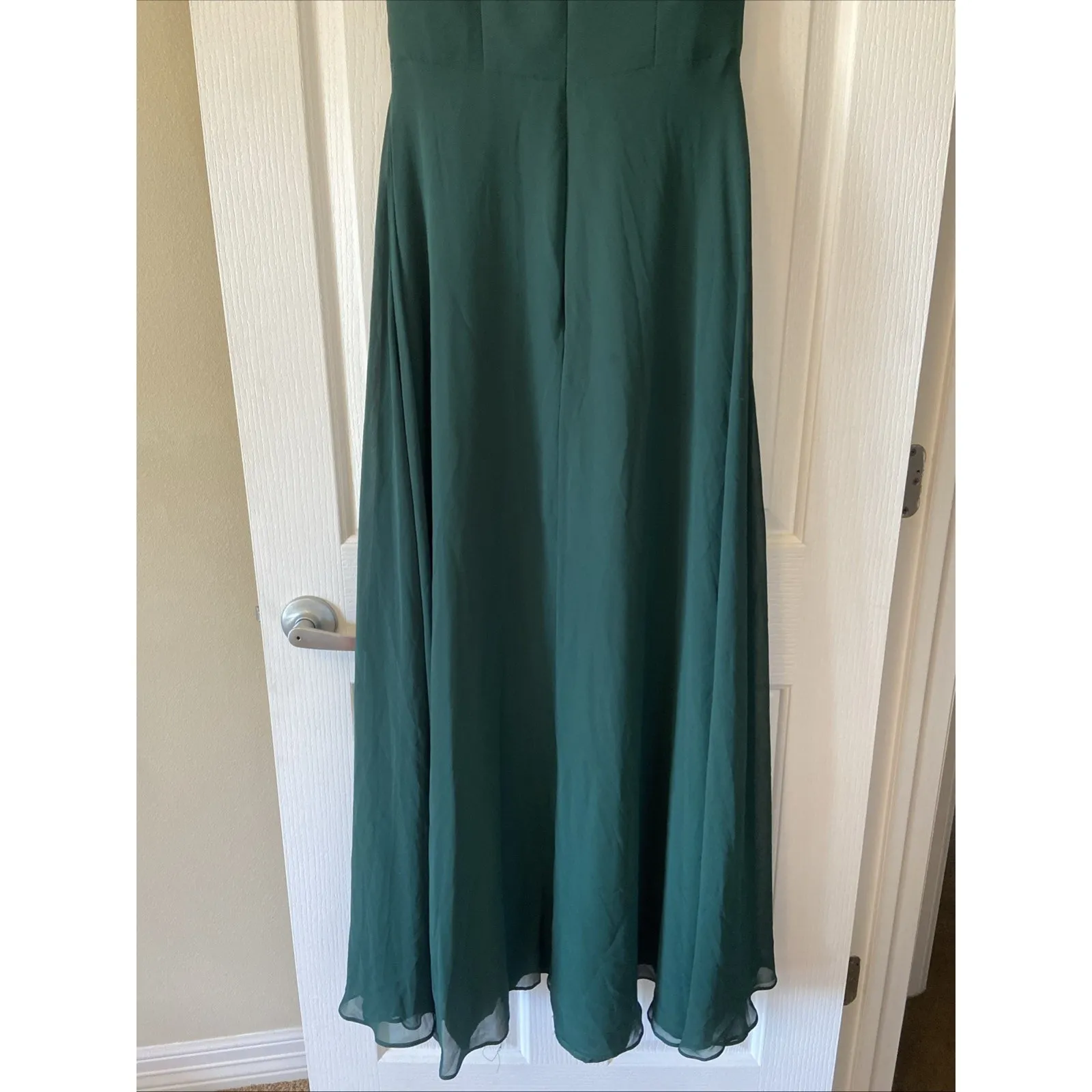 Sorella Vita Emerald Green‎ Vneck Long Formal Attire Bridesmaids Dress Womens 10 Green - Image 6