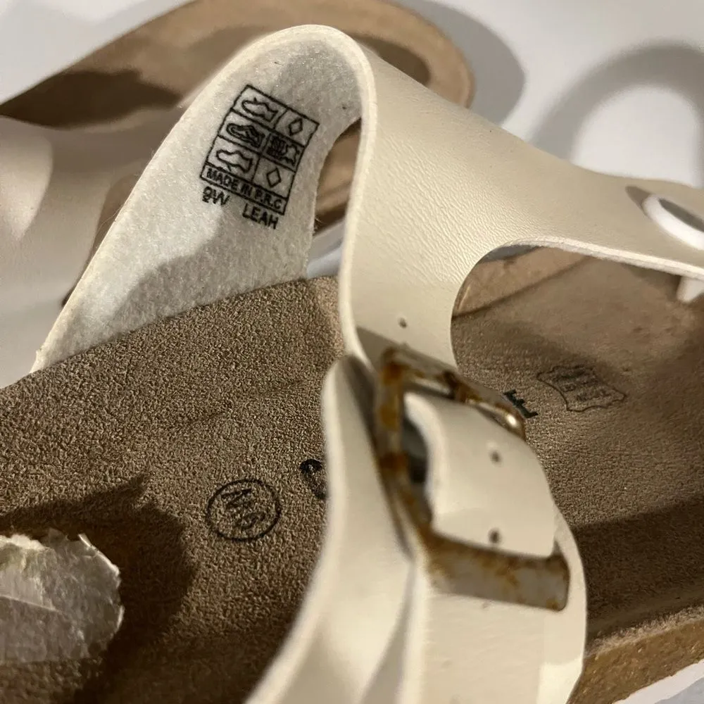 Women's White Sandals size 9 - Image 5