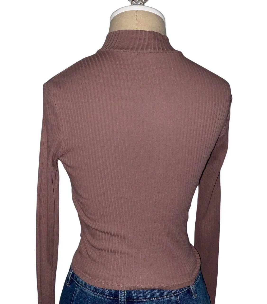 Ribbed Turtleneck Shirt - Image 2