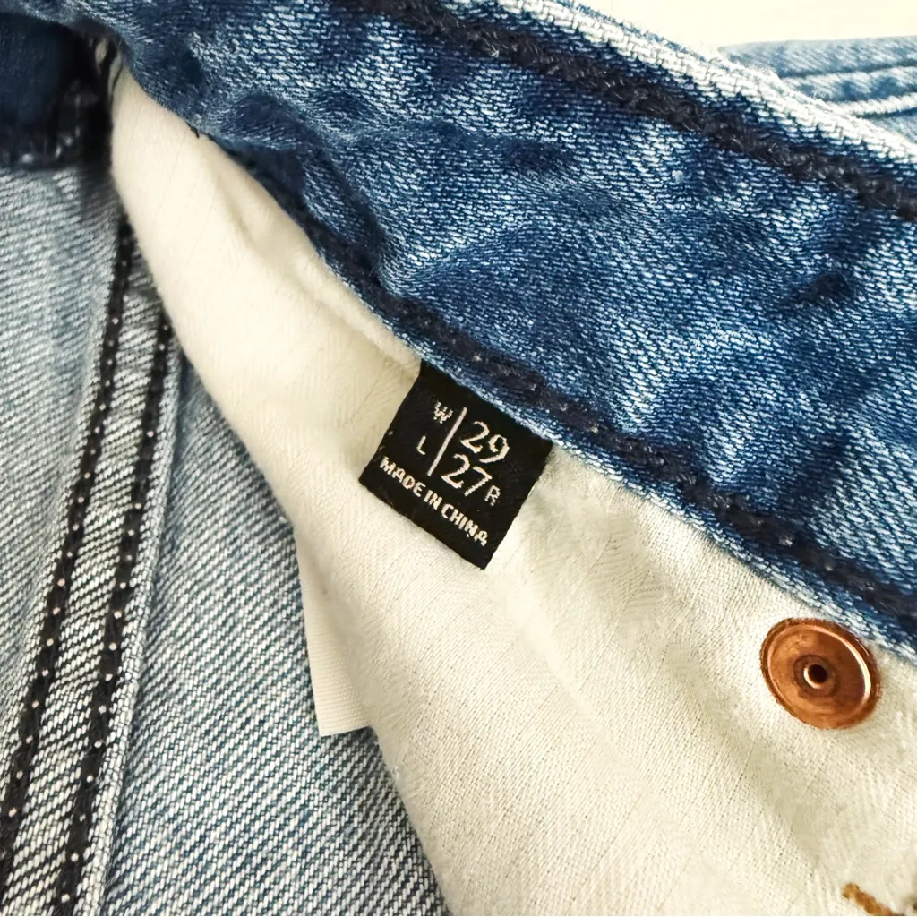 Abercrombie & Fitch Signature Collection High Rise Girlfriend Jeans | Size 29 - Image 5