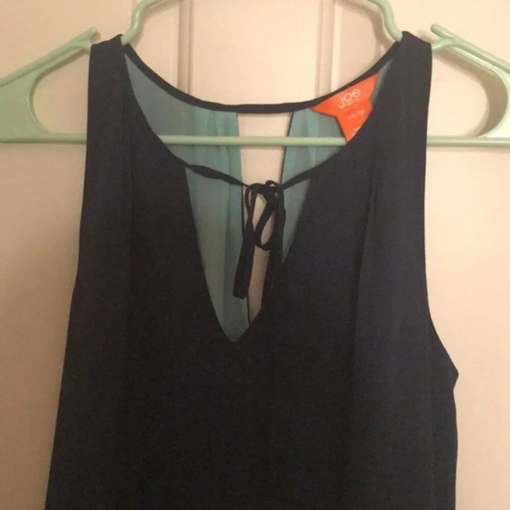Joe Fresh navy and teal dress from Nordstrom XS - Image 3