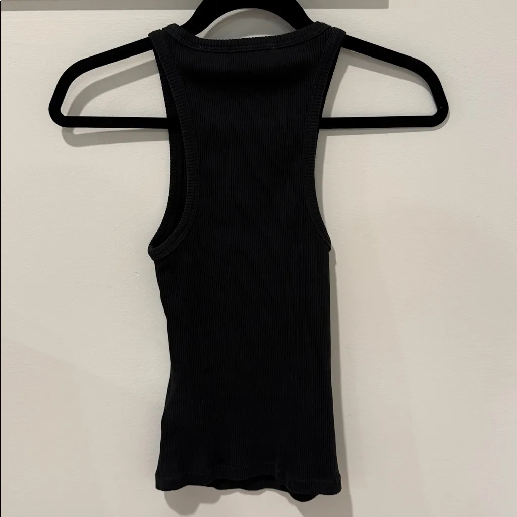 NWT 7 For All Mankind Black Tank Top - Image 2