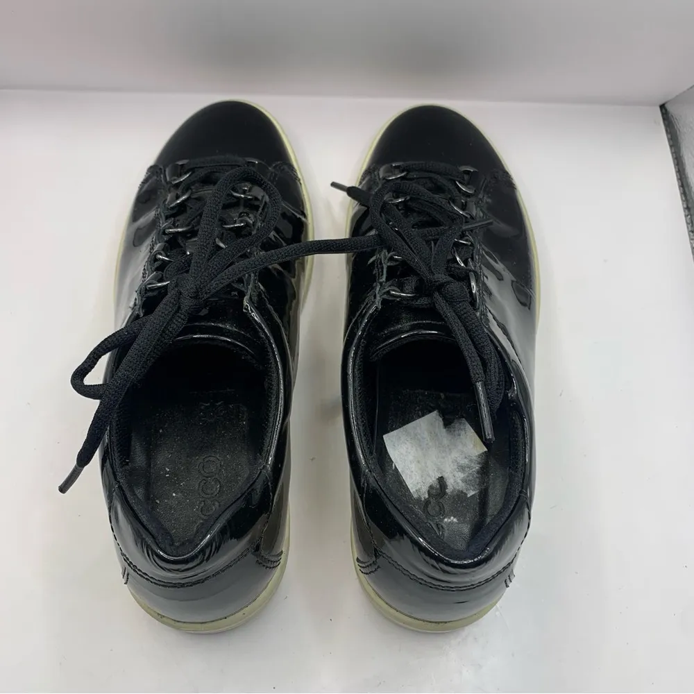 Ecco Footwear Womens Fara Tie Oxford, Black, Patent leather EU 37 US6-6.5 M - Image 5