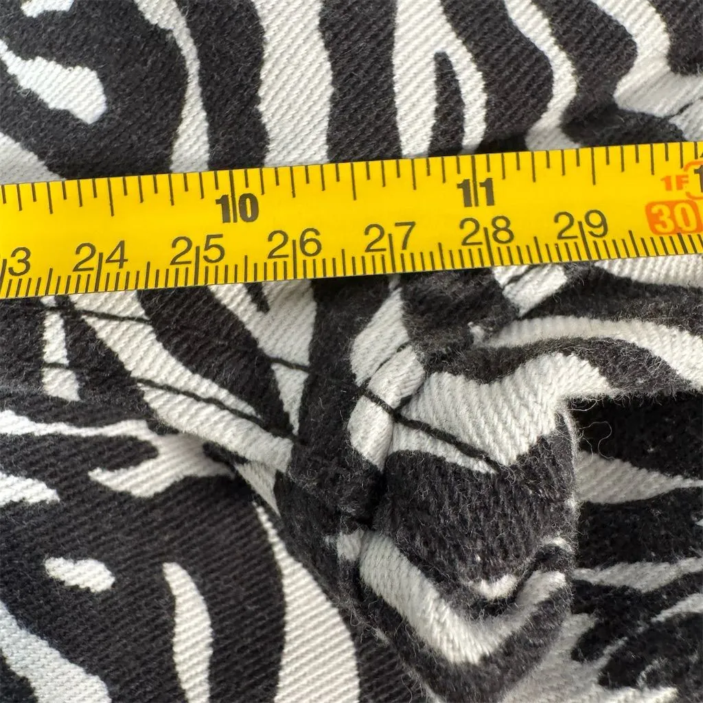 BDG Urban Outfitters Women's Zebra Print High-Rise Cotton Denim Jeans Size 27 - Image 12