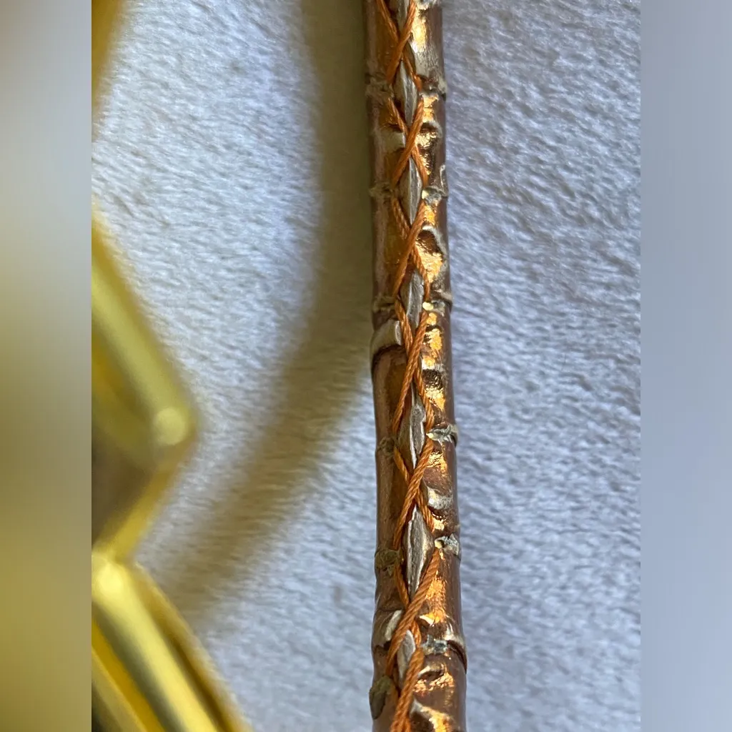 Vintage “HANDMADE” Gold Gum Wrapper 👜 Purse/Handbag!! - Image 12