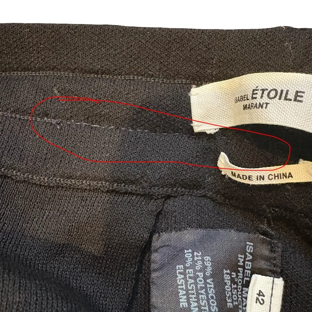 ISABEL MARANT ETOILE Dobbs Sporty Knit Track Pants, Sz 42 - Image 16