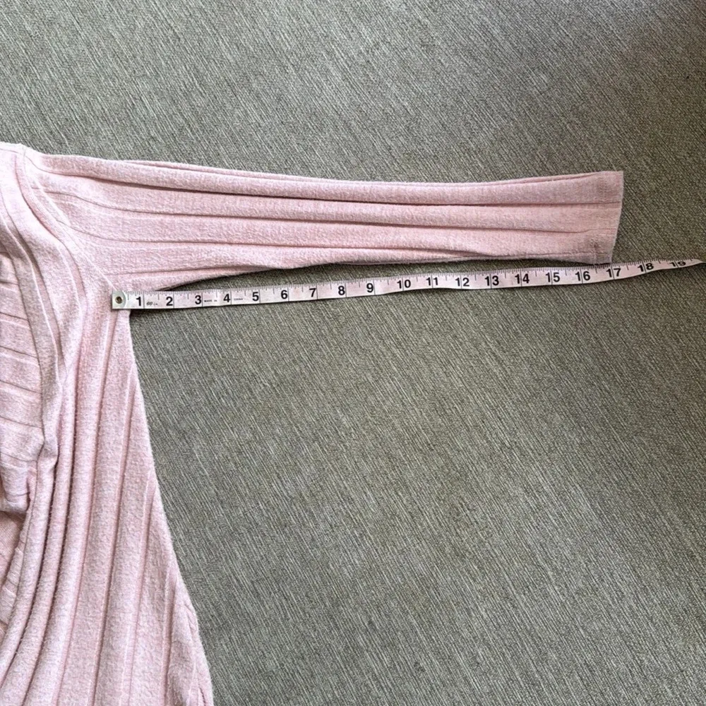 Athhropologie pink long sleeve tunic pullover by Maeve size xs - Image 9