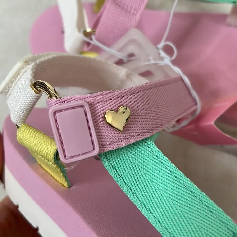 Stoney Clover x Target Light Pink/Light Green/Light Yellow Women's Sport Sandals - Image 6