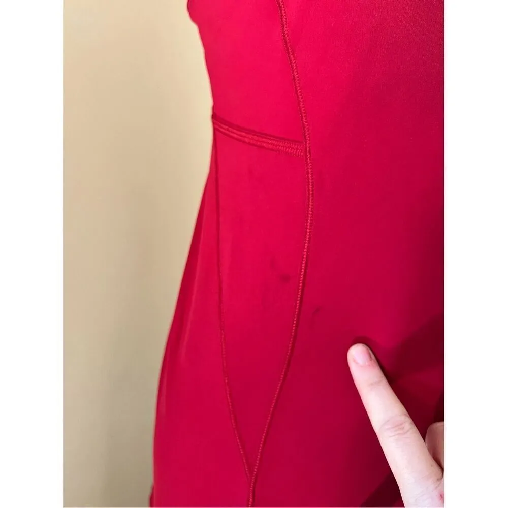 Lululemon Ruby Red / Glossy Stash N Run Athletic Tank Top Size 6 - Image 8