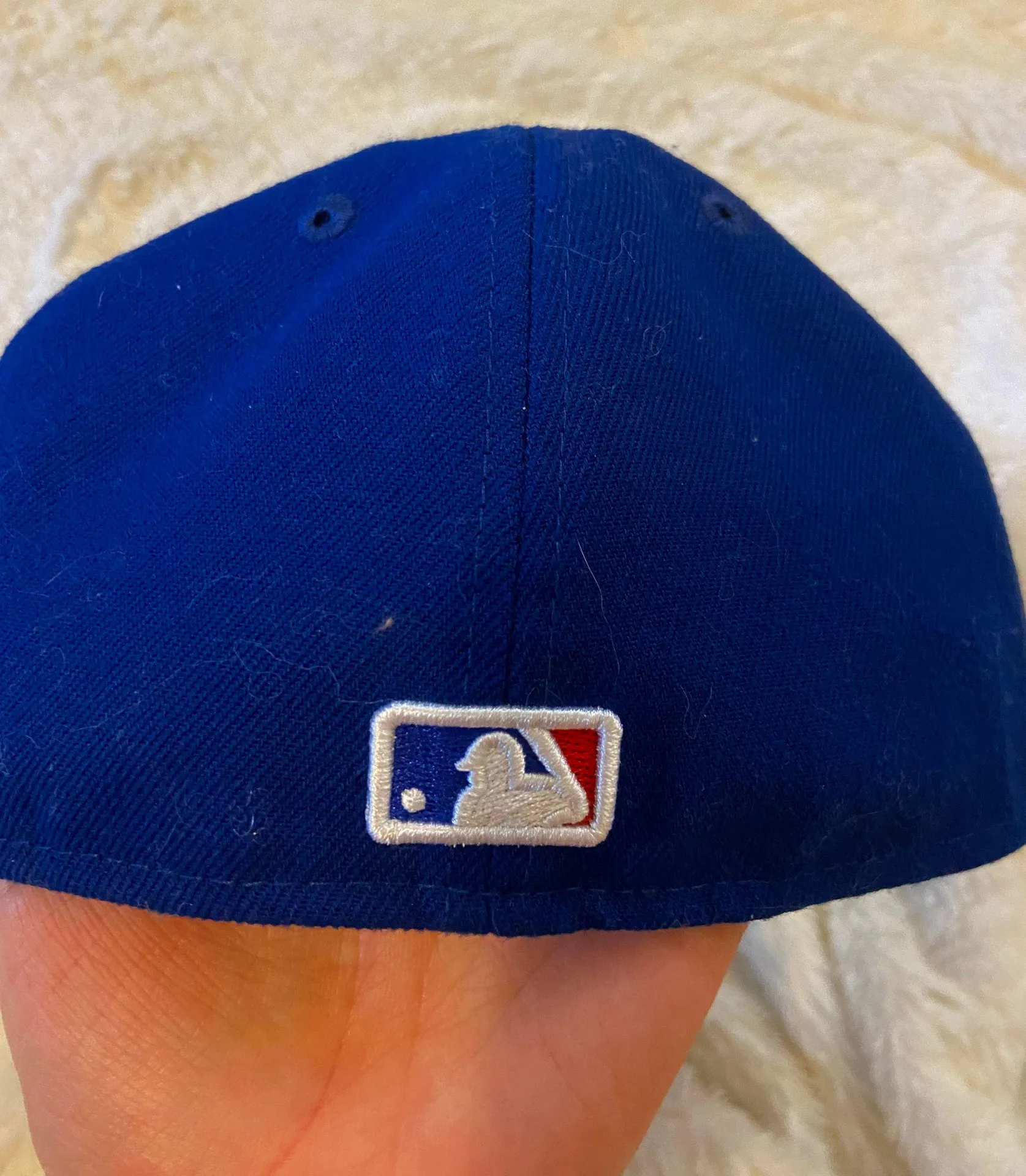 New era 2017 postseason Chicago Cubs blue flatbill hat - Image 4