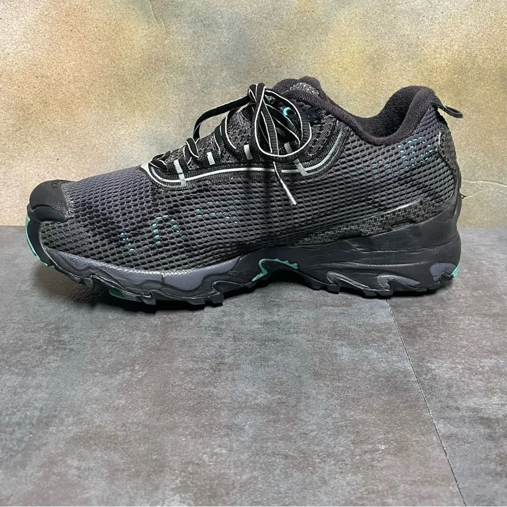 La Sportiva Wildcat 2.0 GTX Women's Running Shoes Charcoal/Aqua Size 7.5+ Black - Image 11