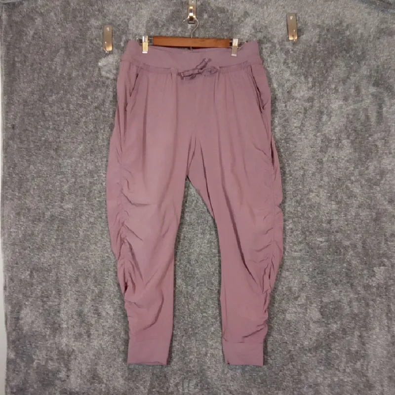 Athleta Attitude Pant Ruched Jogger Mauve Yoga Dance Travel Gym Womens Sz 14 - Image 2