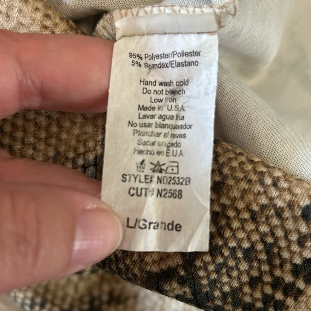 Lovely day snake print dress - Image 5