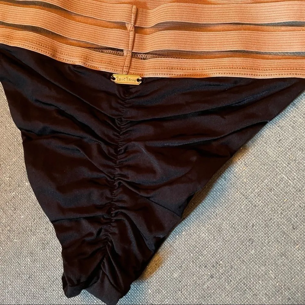 Beach Bunny Sheer Addiction Bikini Bottom Black - Image 3