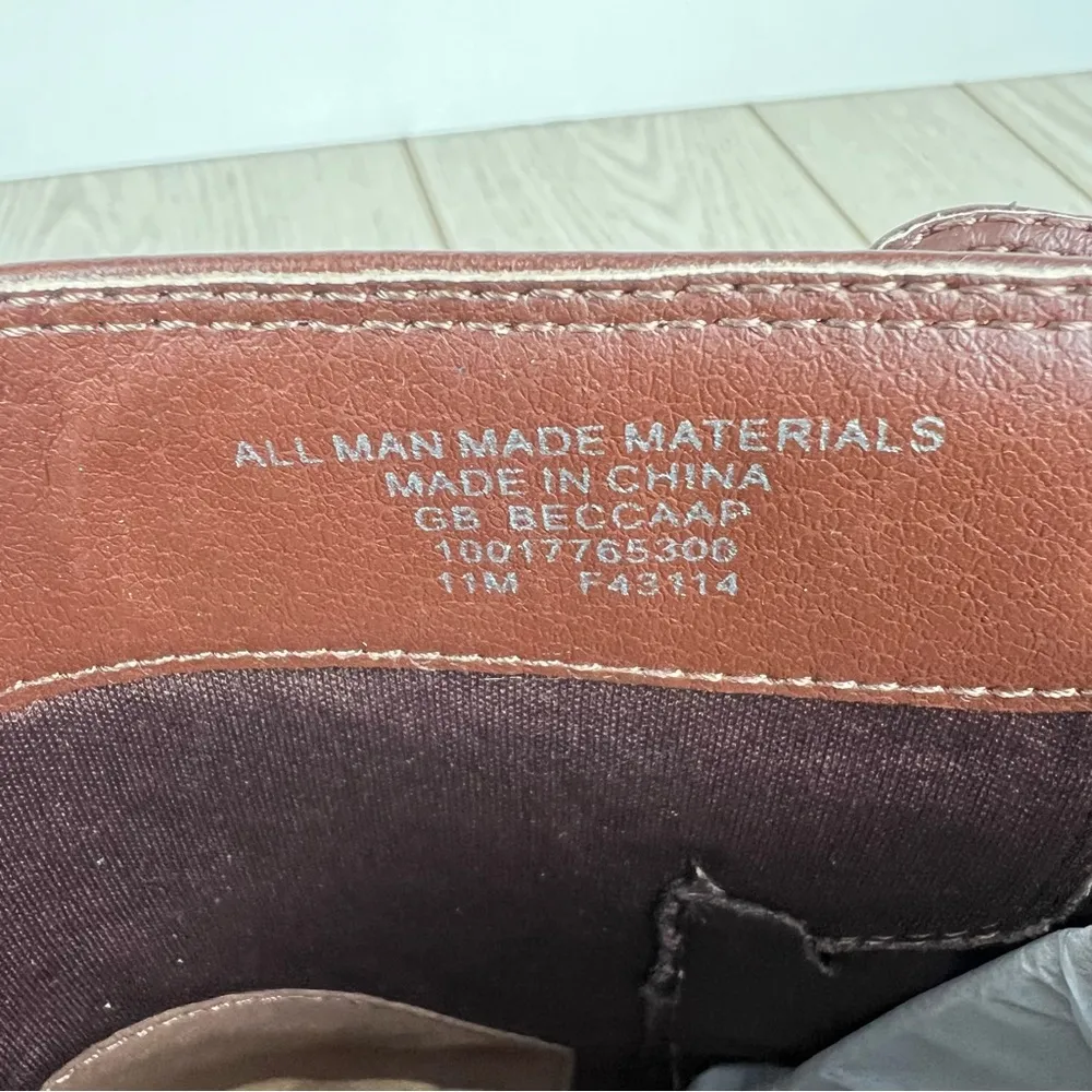 Giani Bernini Women's Becca Memory Foam Buckled Booties 11M Mocha Brown $100 - Image 6