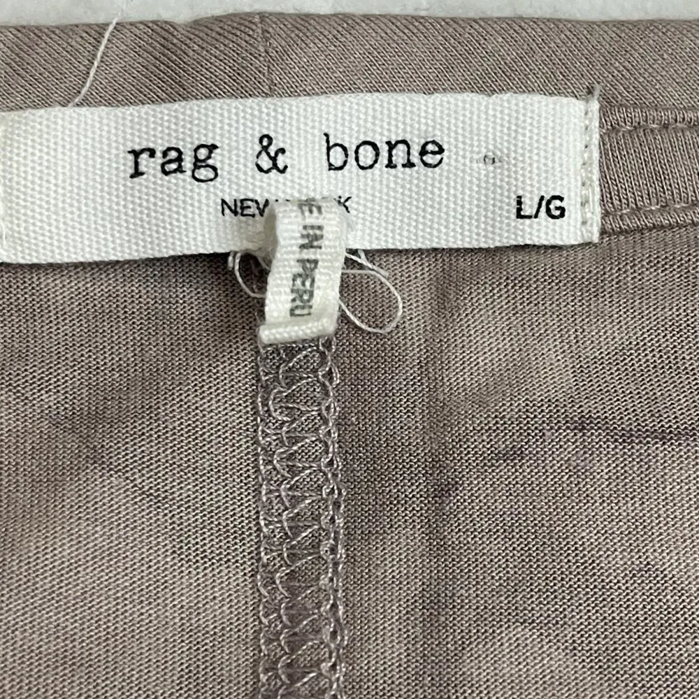 Rag & Bone Womens Camouflage Print T-Shirt Size Large Lightweight Cotton Viscose - Image 5