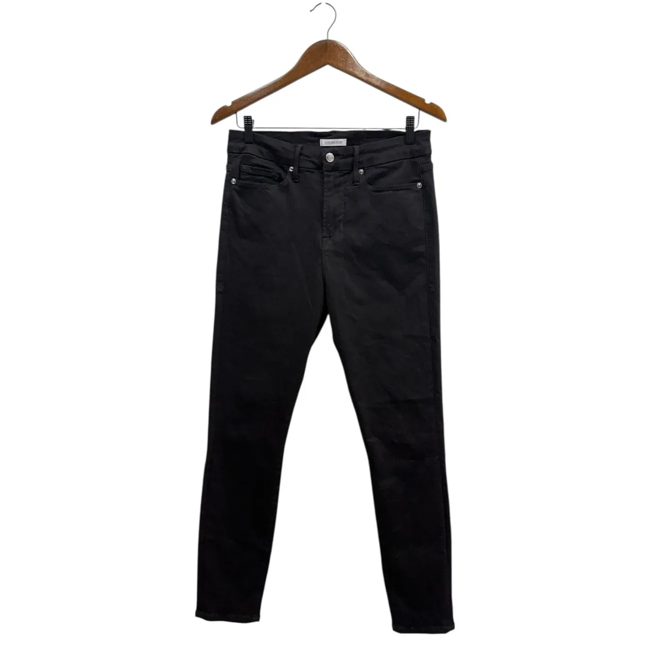 Good American Good Legs Skinny Jeans in Black size 14/32 - Image 6