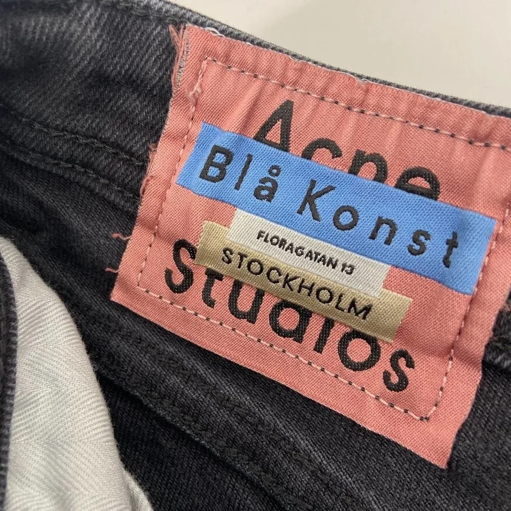 Acne Studios Peg Used Black High Rise Skinny Jeans - Image 61