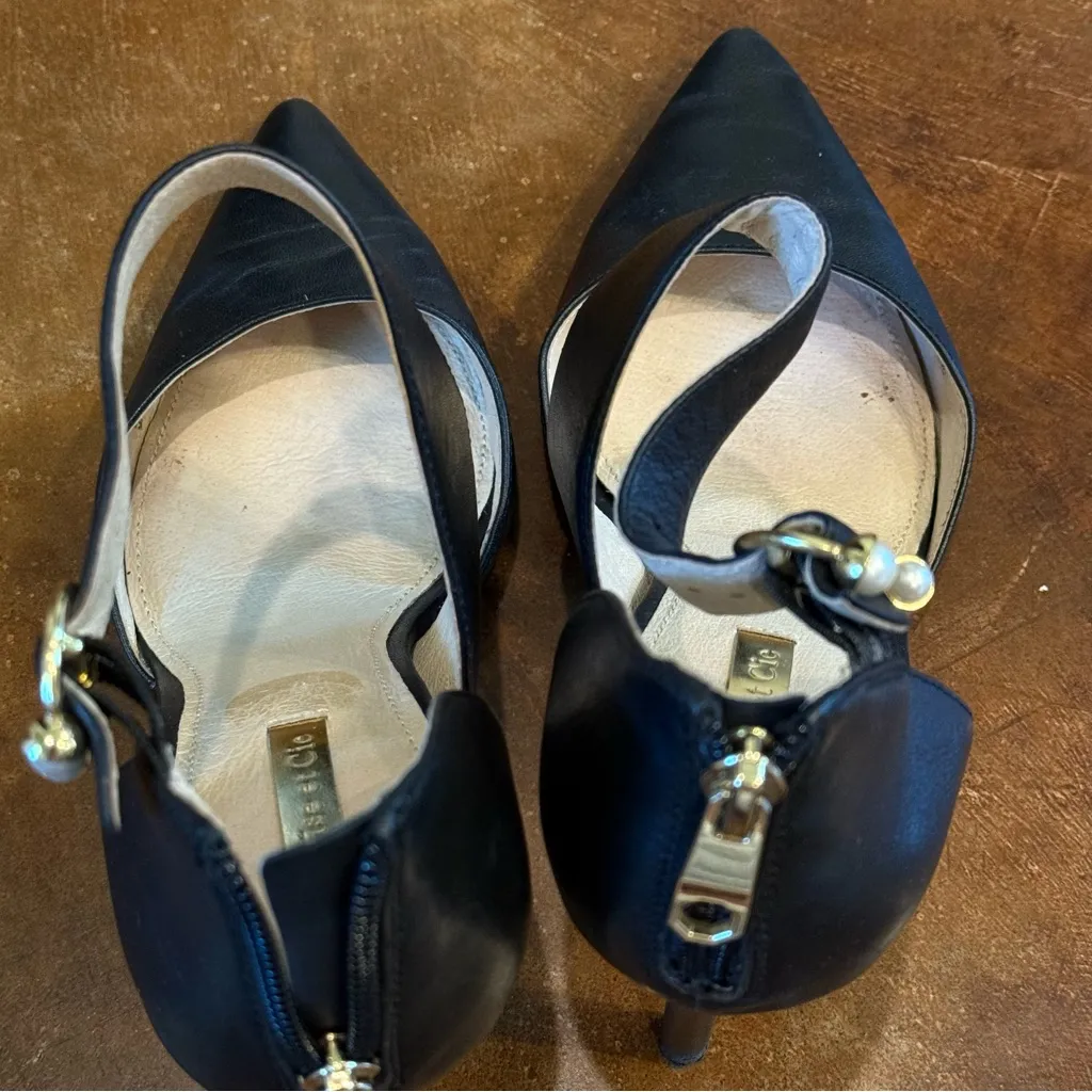 Jennox Pump Louise et Cie Chic Nordstrom Black Stiletto Heels - Image 5