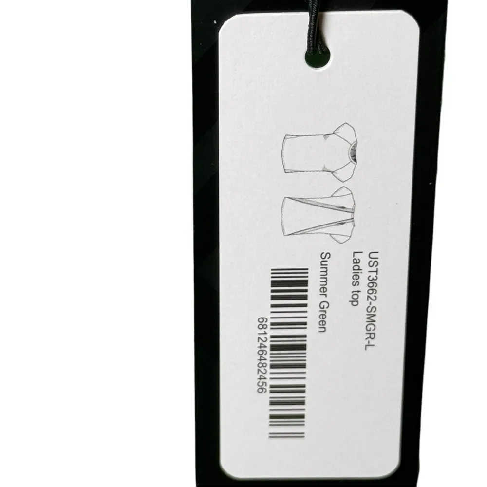 Kyodan Short Sleeve Athletic Sporty Summer Green Athletic Workout Tank Sz L - Image 3