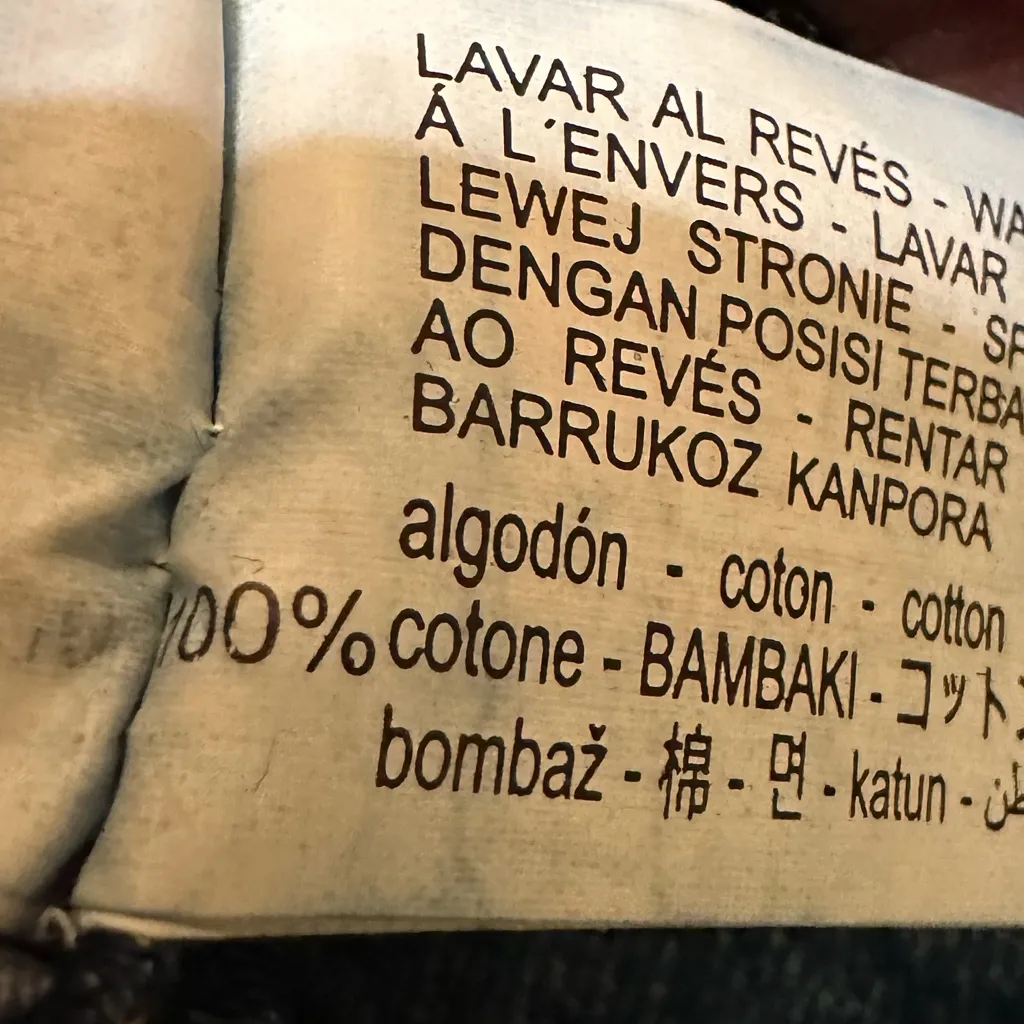 NEW Zara High Rise Straight Jean Full Length Classic Blue Denim - Image 6