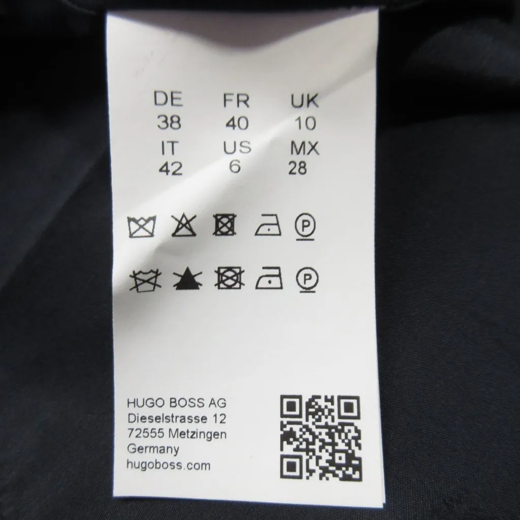 NWT BOSS Hugo Boss Dirusa in Pilot Fantasy Crosshatch Virgin Wool Dress 6 - Image 5