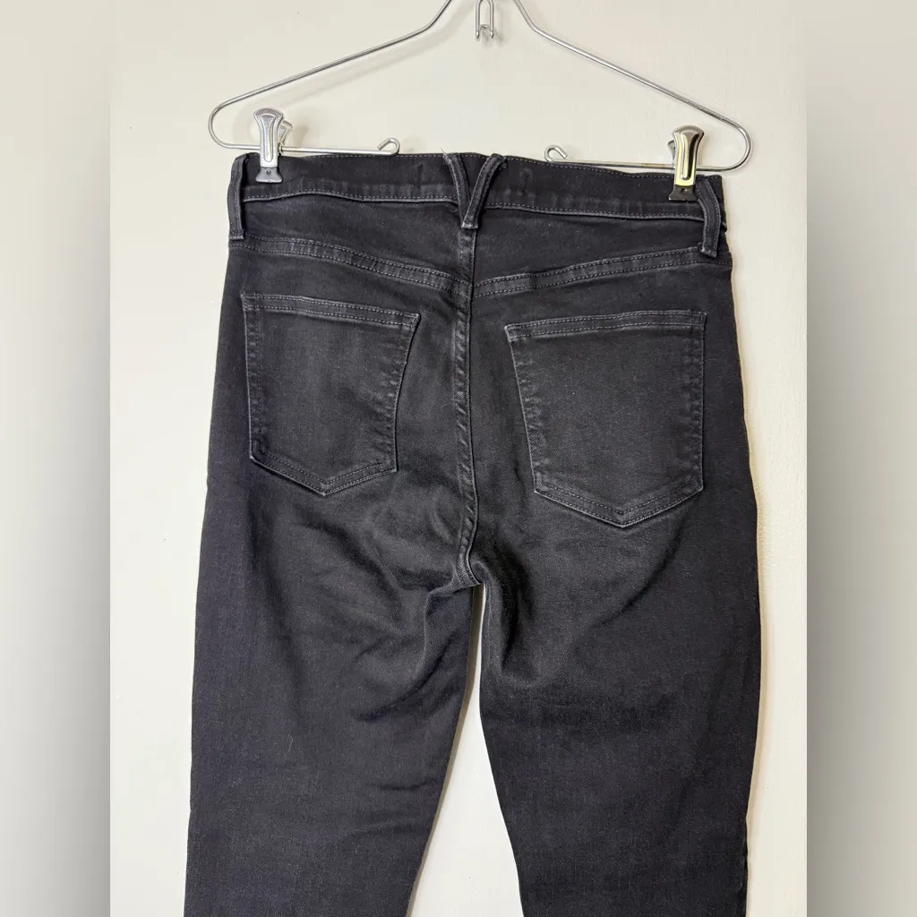 Veronica Beard Debbie black onyx, high rise, cropped skinny jeans. 27 - Image 7