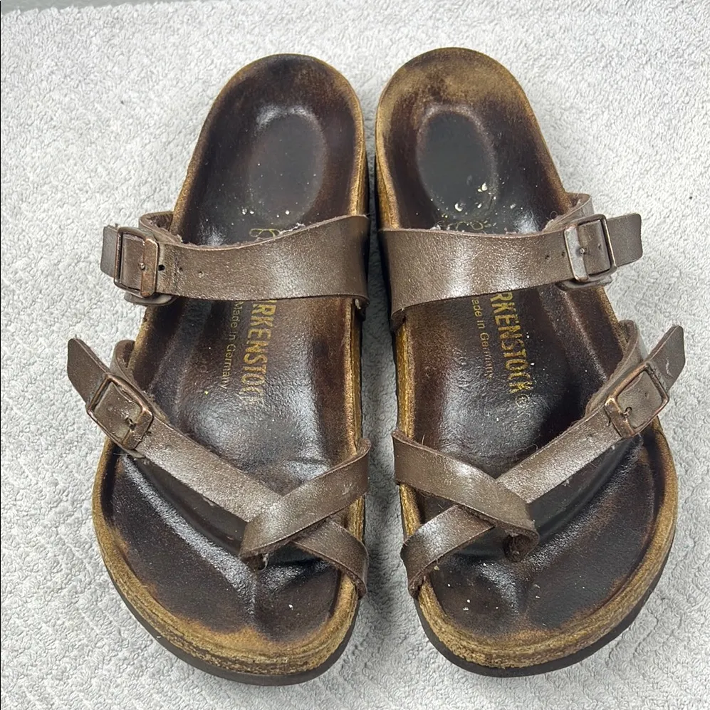BIRKENSTOCK sandals MAYARI BIRKIBUC size7                               ordr195 - Image 4