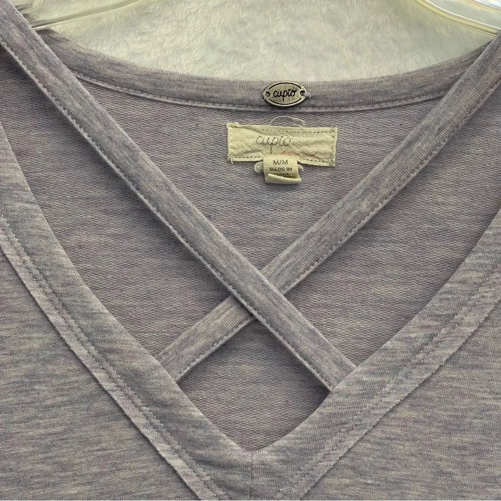 Cupio Lavender V-Neck Top - Image 5