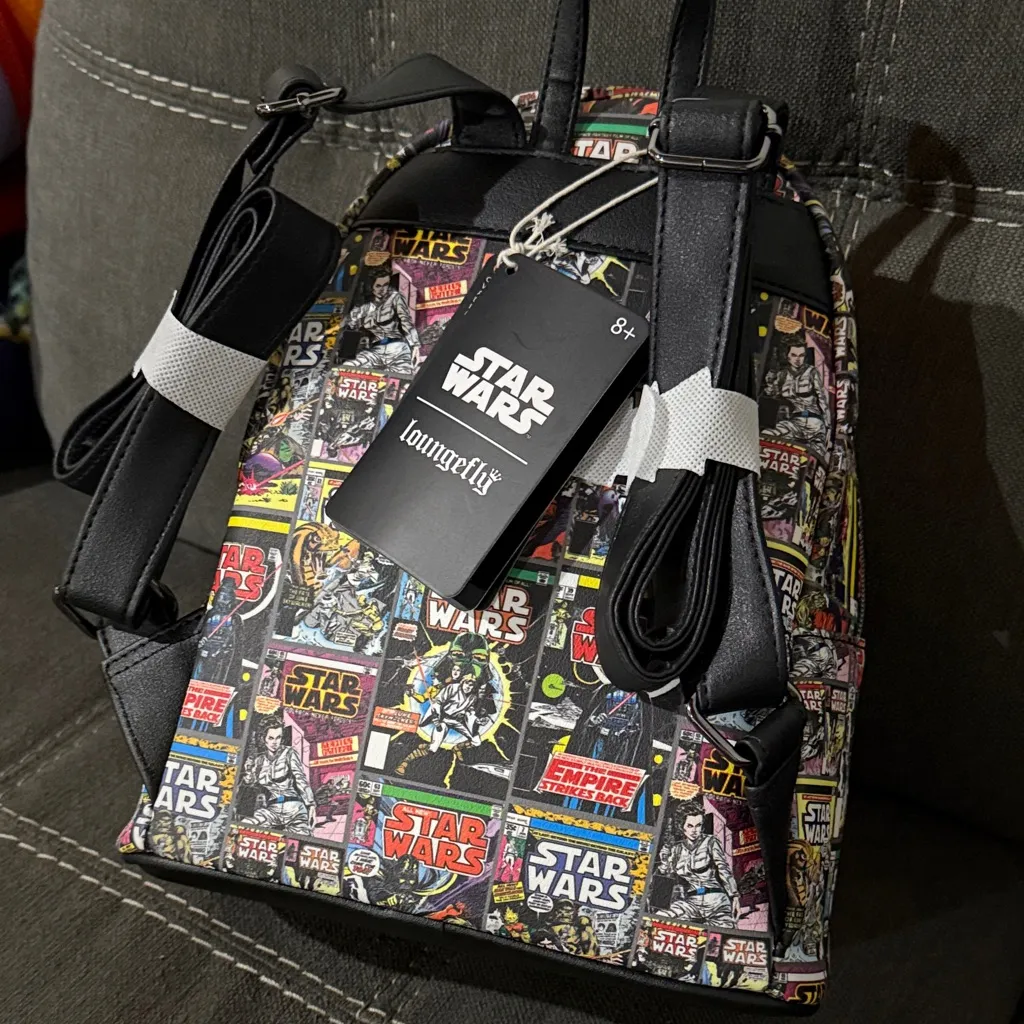 Loungefly Star Wars GameStop Darth Vader Backpack NWT - Image 2