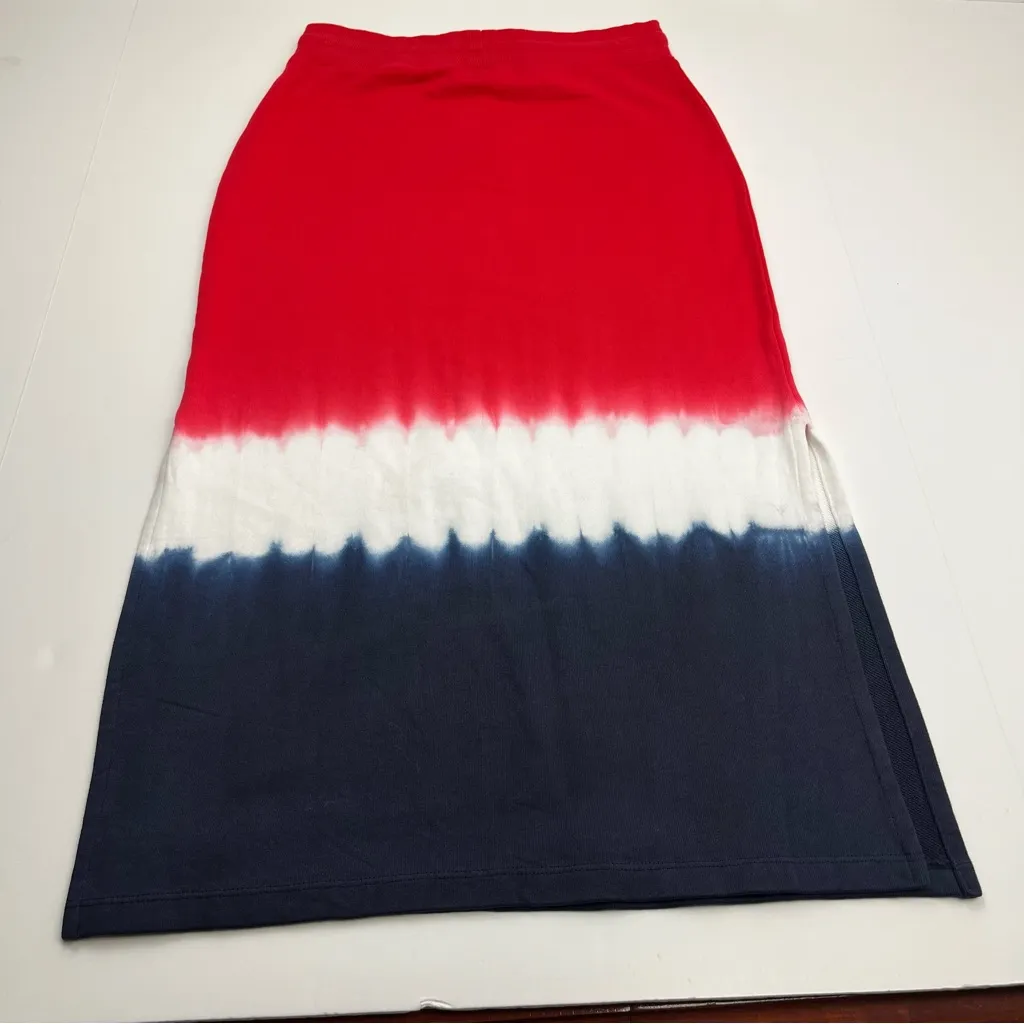 Lauren Ralph Lauren Red White Blue Stretch‎ Womens XS Skirt Side Slit NEW - Image 11
