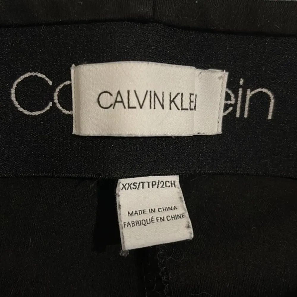 Calvin Klein Black Legging Pants Size XXS EUC #0639 - Image 2