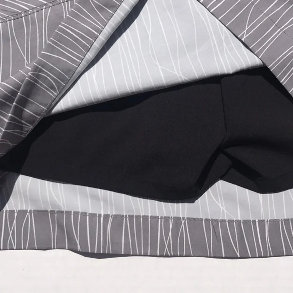 Annika Cutter & Buck Gray & White Print Golf Skort - Image 4