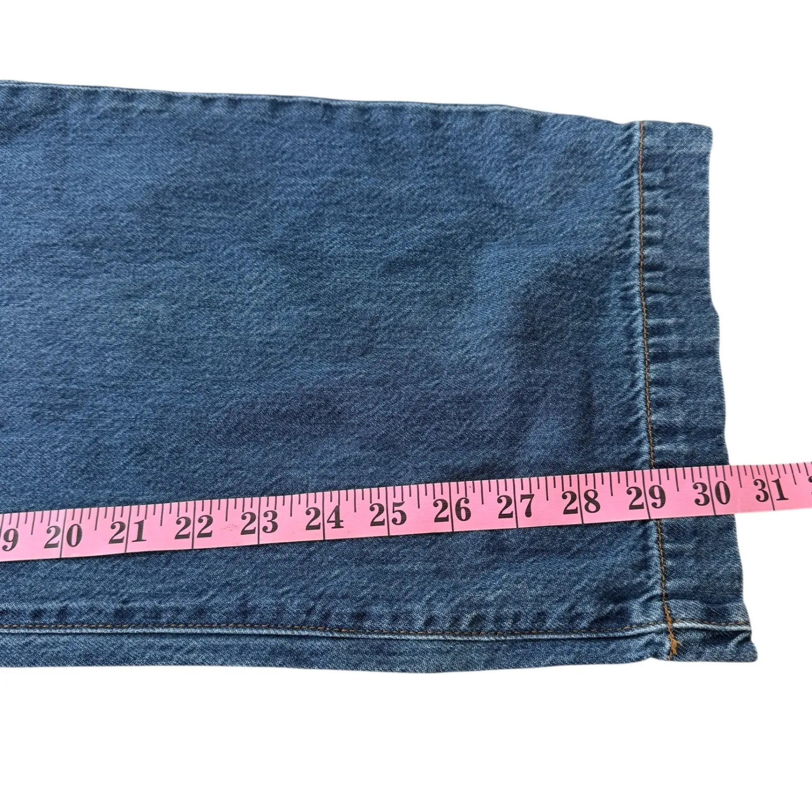 Madewell Baggy Straight Jeans‎ Womens 27 28 × 30 Blue High Rise Loose Relaxed - Image 5