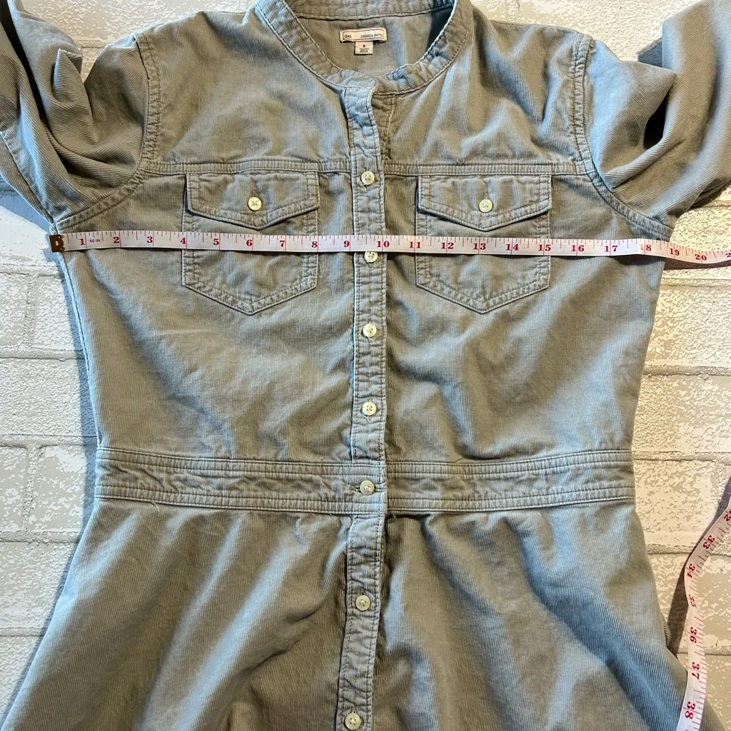 Gap  Light Gray Long Sleeve Dress - Image 5