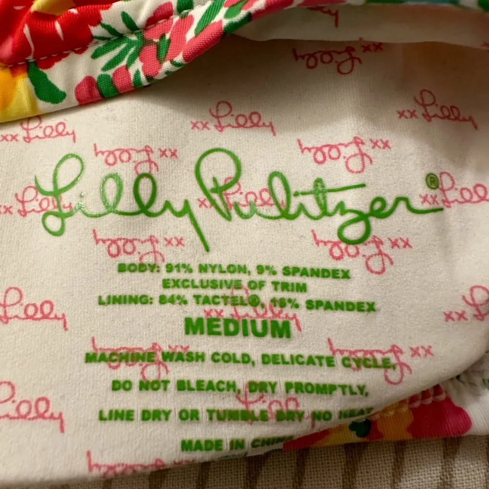 EUC Lilly Pulitzer Ants on Parade Bandeau Bikini, M - Image 7