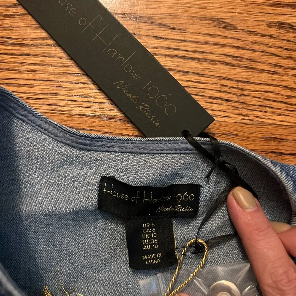 House of Harlow 1960 NWT Women’s Denim 2 - Image 5