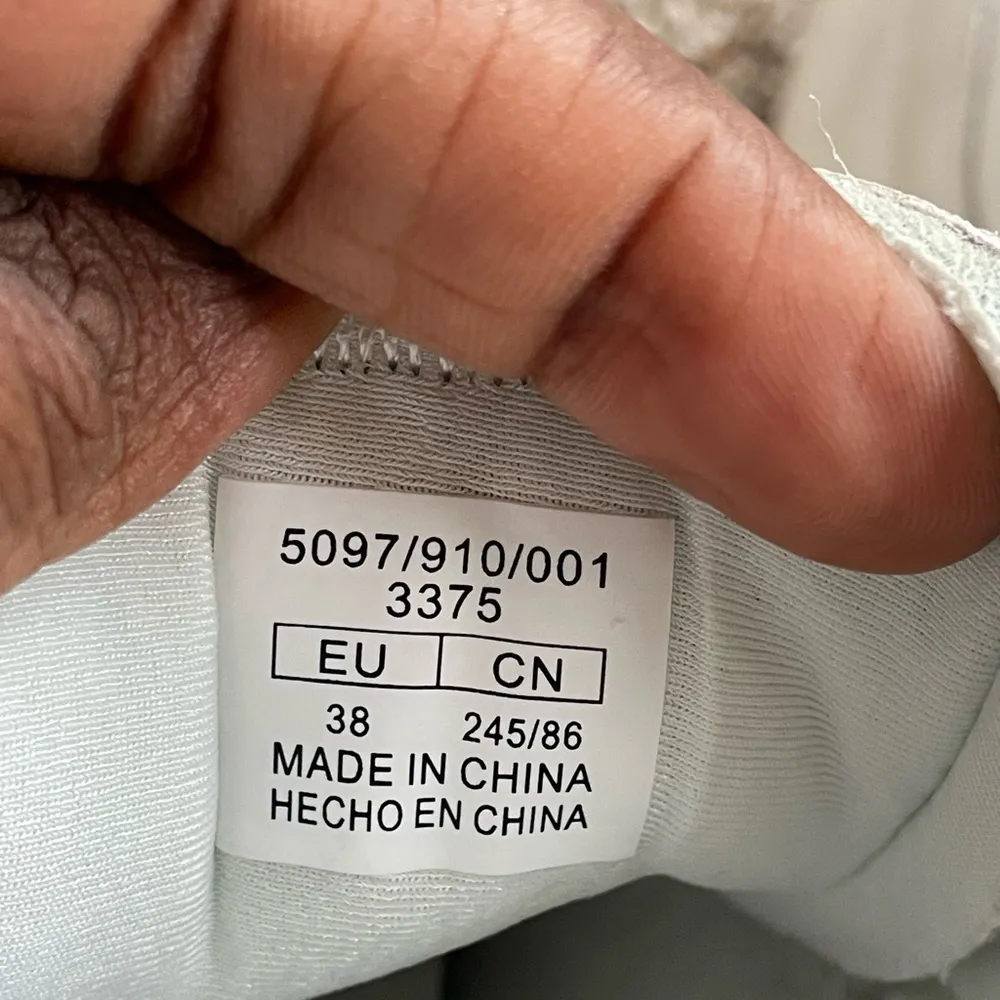 Zara Leather Athletic Sneakers Size 38 US Size 7.5 - Image 10