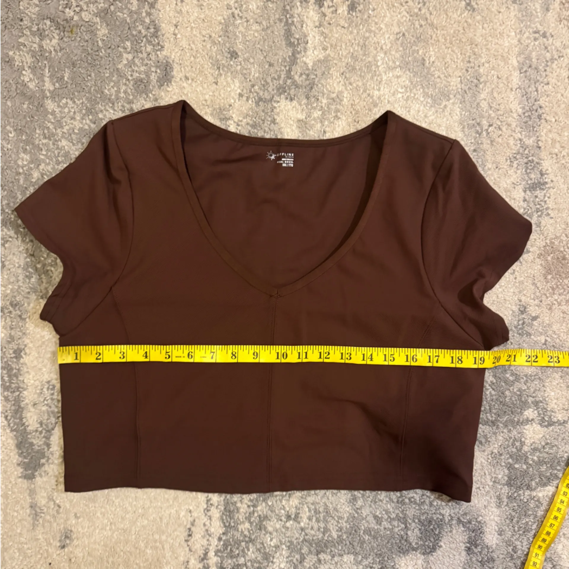 Aerie Brown Offline Crop Top - Image 4