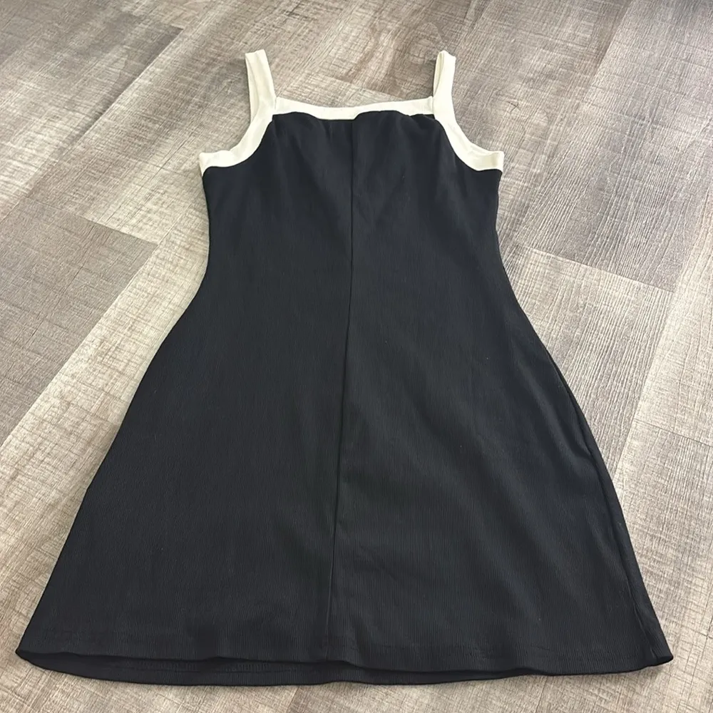 shein contrast trim mini dress - Image 2