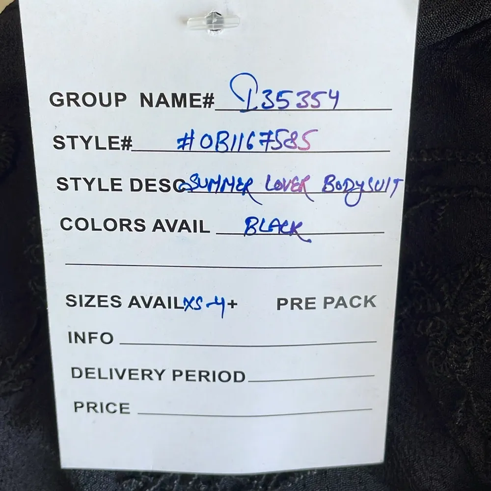 Free People Black Summer Lover Bodysuit - Image 10